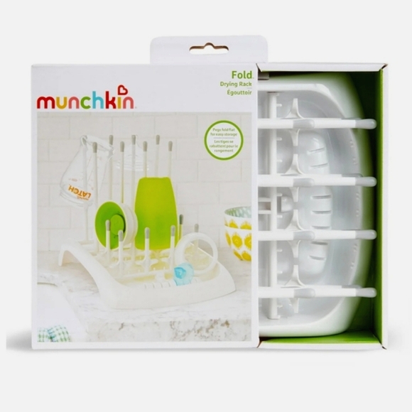 NEW in Box Munchkin Folding Bottle - Dish Drying Rack - Picture 16 of 17